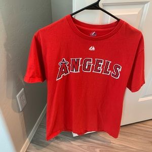 Anaheim Angels mens tshirt medium Majestic brand